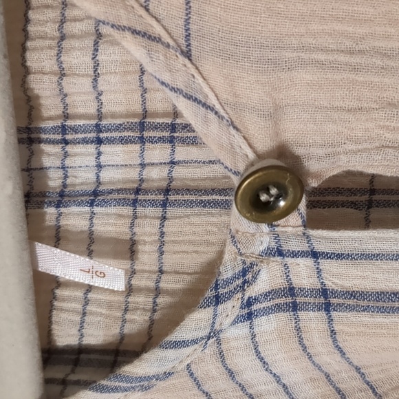 Free People Come as You Are Plaid Midi Dress L - Picture 11 of 17